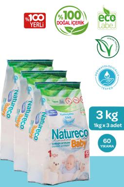 NATURECO BABY Bebek Deterjanı 3 kg (1 Kg X 3 adet)